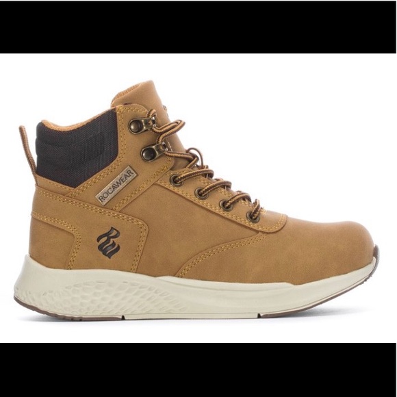 Rocawear Shoes | Rocawear Ronny Big Boys 5.5 Youth Wheat Sneakers | Color: Tan | Size: 5.5b | Treasurestt's Closet